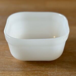 Vintage Fire King Milk Glass Square Bowl